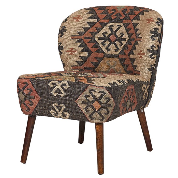 Кресло KELIM Brown Chair Коричневый Кресло KELIM Brown Chair Коричневый в Кирове | Loft Concept