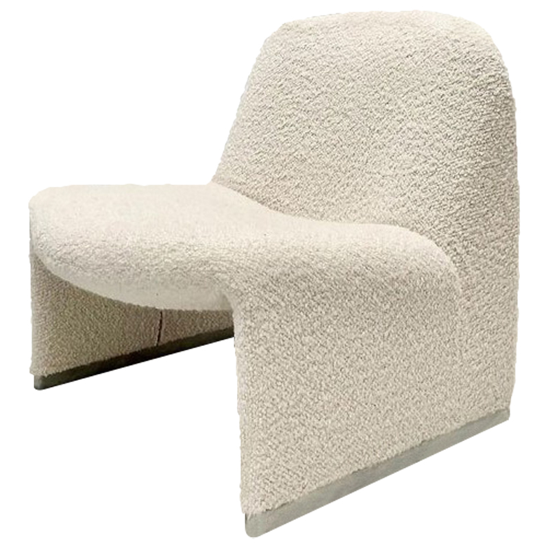 Кресло Kaydan White Boucle Armchair Кресло Kaydan White Boucle Armchair в Кирове | Loft Concept