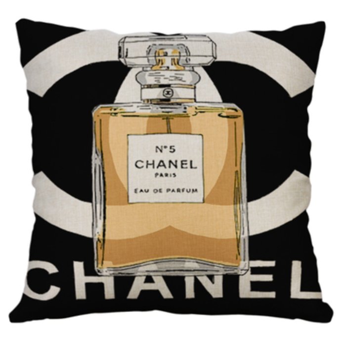 Декоративная подушка CHANEL III Черный Желтый Декоративная подушка CHANEL III Черный Желтый в Кирове | Loft Concept