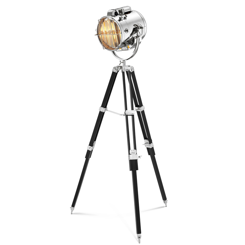 Торшер Eichholtz Floor Lamp Atlantic nickel Черный Никель Прозрачный Торшер Eichholtz Floor Lamp Atlantic nickel Черный Никель Прозрачный в Кирове | Loft Concept