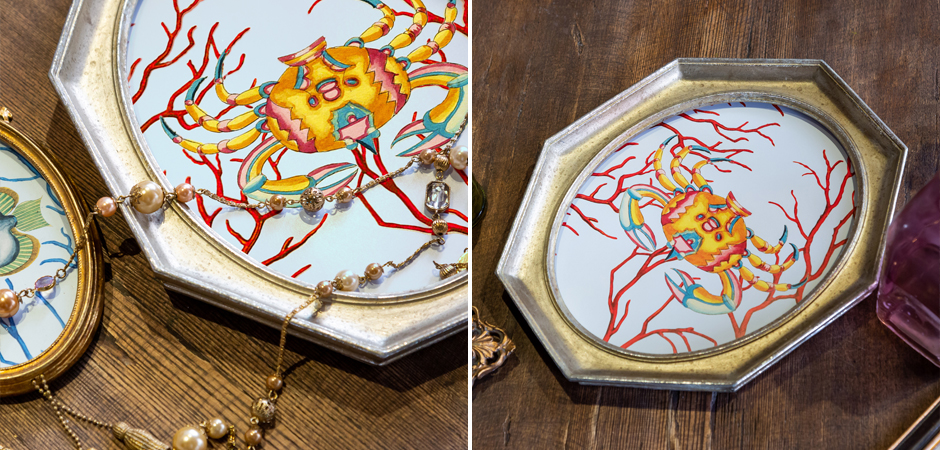 Картина Crab in Coral Картина Crab in Coral - Loft-Concept в Кирове