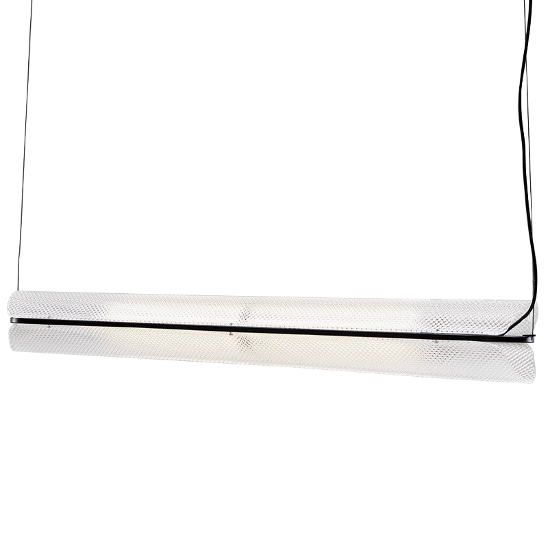 Дизайнерский линейный подвесной светильник VALE SERIES LINEAR HANGING LAMP Прозрачный Черный Дизайнерский линейный подвесной светильник VALE SERIES LINEAR HANGING LAMP Прозрачный Черный в Кирове | Loft Concept