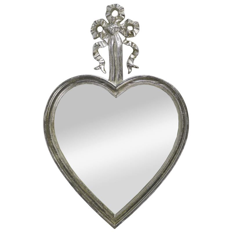 Зеркало Mirror Heart Серебристое Серебряный Зеркало Mirror Heart Серебристое Серебряный в Кирове | Loft Concept