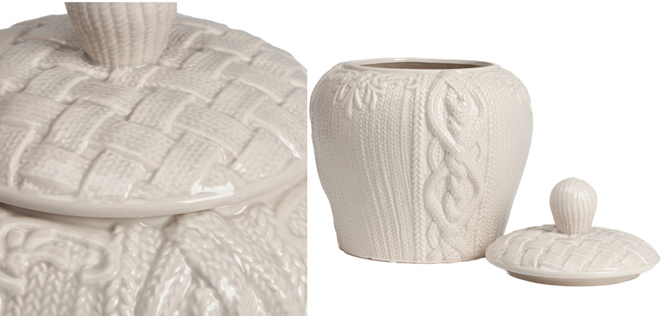 Ваза Knitted Pattern с крышкой Ваза Knitted Pattern с крышкой - Loft-Concept в Кирове