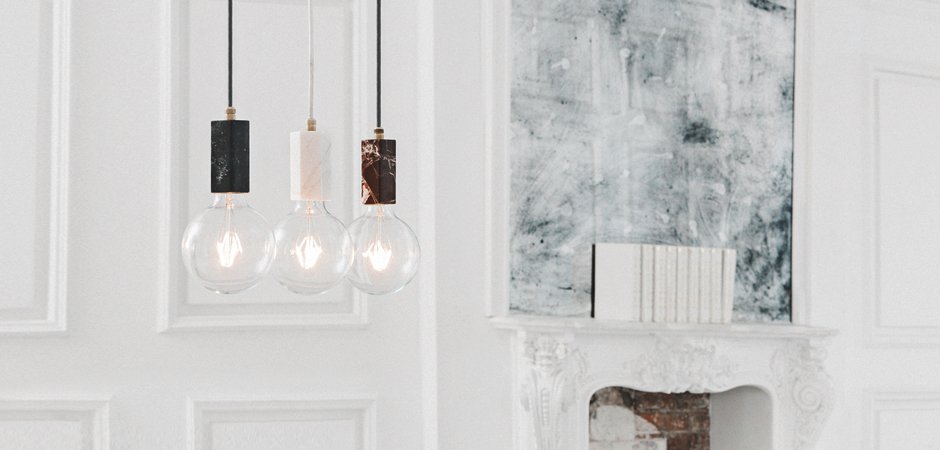 Подвесной светильник MARMOR TROM Bianco - Loft-Concept в Кирове