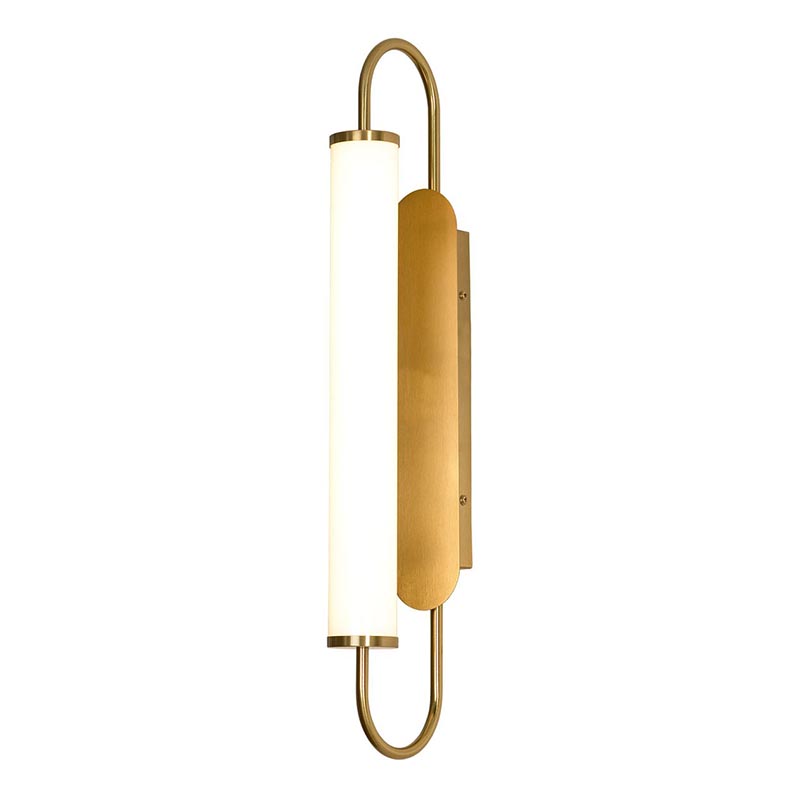 Бра Nigel Wall Lamp Белый матовое золото в Кирове | Loft Concept 