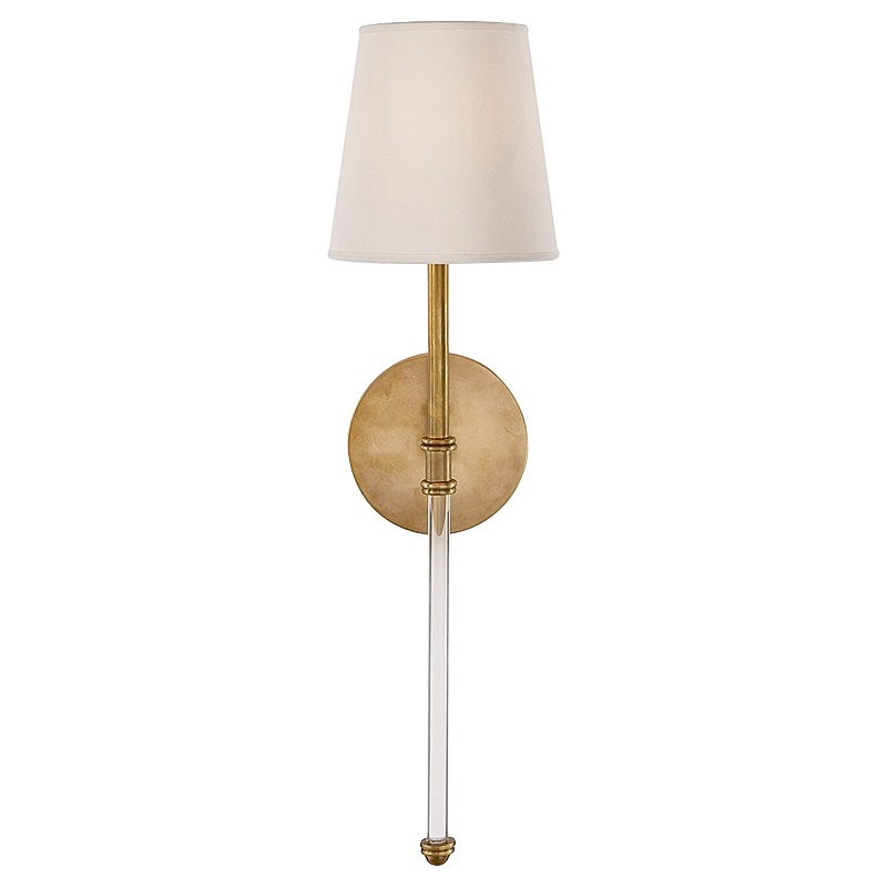Бра Natale Sconce Brass Латунь Античная полированная Белый Бра Natale Sconce Brass Латунь Античная полированная Белый в Кирове | Loft Concept