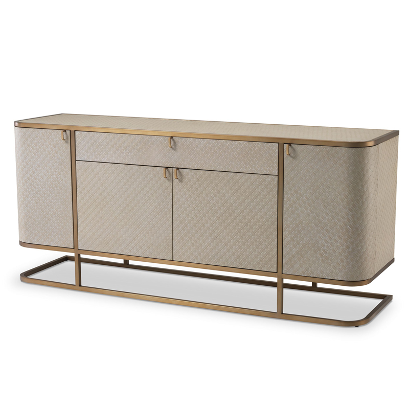 Комод Eichholtz Dresser Napa Valley oak Бежевый Матовая латунь Комод Eichholtz Dresser Napa Valley oak Бежевый Матовая латунь в Кирове | Loft Concept