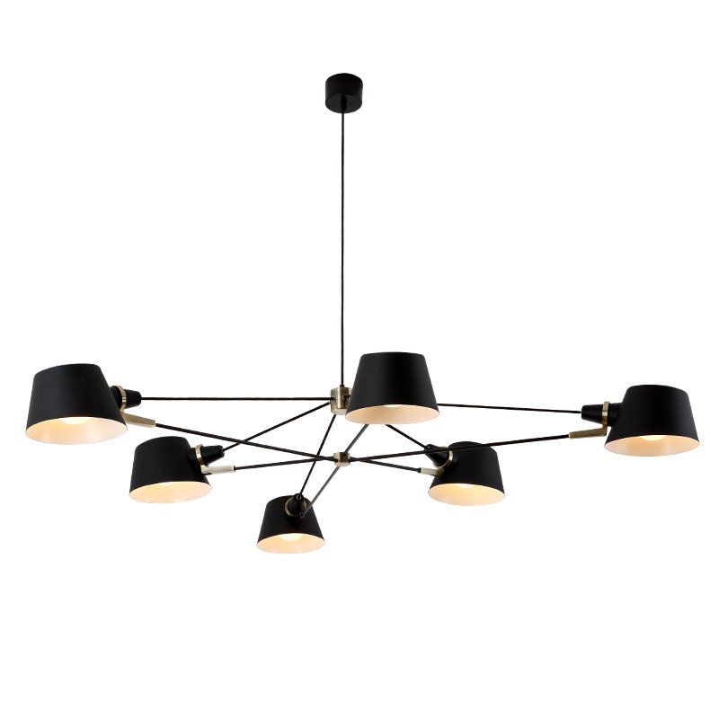 Люстра Brendan Ravenhill  Long Pivot Chandelier Черный в Кирове | Loft Concept 