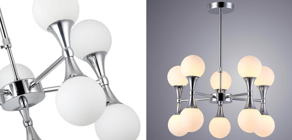 Люстра Ball Valley Chandelier Chromium 10 Люстра Ball Valley Chandelier Chromium 10 - Loft-Concept в Кирове