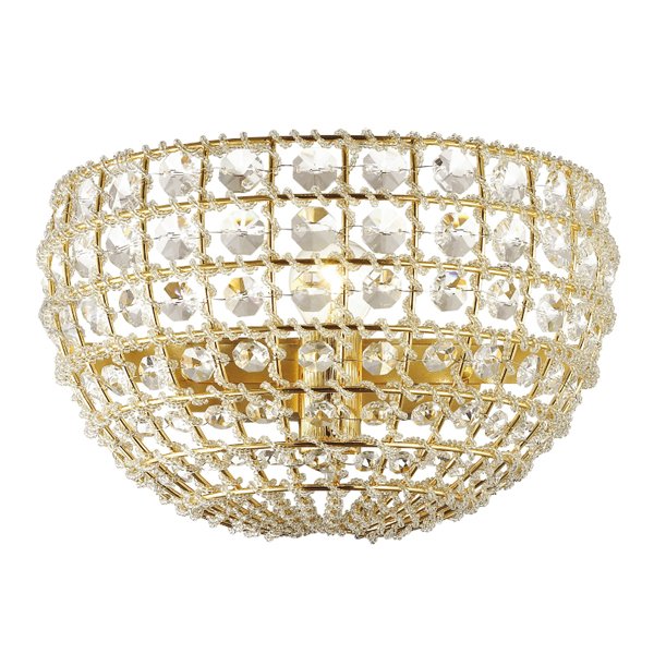Бра Casbah Crystal Wall Lamp Gold Прозрачный Глянцевое золото Бра Casbah Crystal Wall Lamp Gold Прозрачный Глянцевое золото в Кирове | Loft Concept