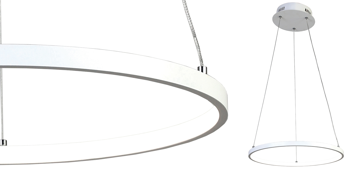 Люстра Ring Horizontal white - фото