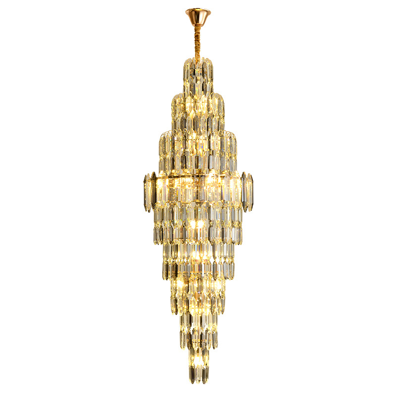 Большая многоярусная люстра Odeon Cascade Chandelier Золотой Прозрачное Стекло Большая многоярусная люстра Odeon Cascade Chandelier Золотой Прозрачное Стекло в Кирове | Loft Concept