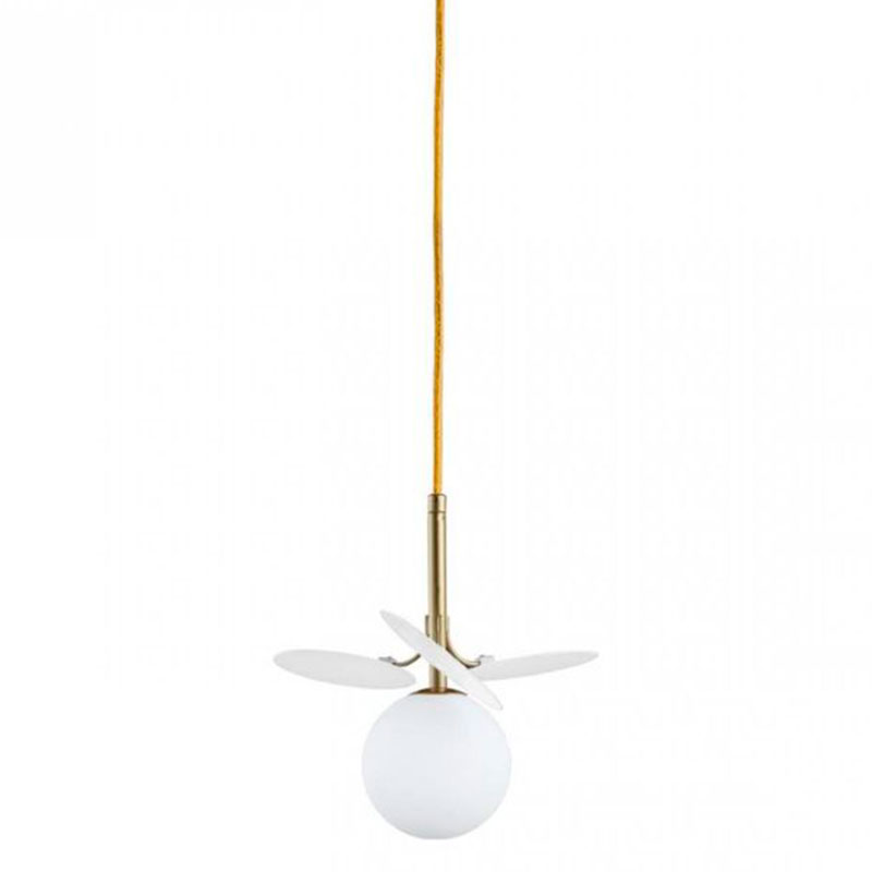 Подвесной светильник MATISSE Pendant One White Золотой Белый Подвесной светильник MATISSE Pendant One White Золотой Белый в Кирове | Loft Concept