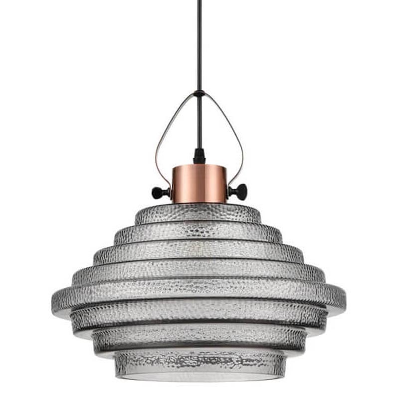 Подвесной светильник Deidier smoky 35 Дымчатый (Smoke) Розовое золото в Кирове | Loft Concept 