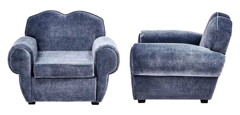 Кресло Braganza Chair Dusty Blueberry Кресло Braganza Chair Dusty Blueberry - Loft-Concept в Кирове