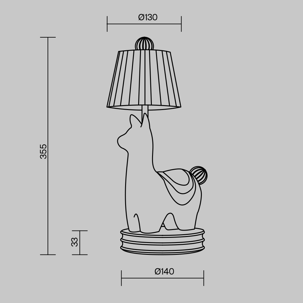 Настольный светильник Senor Alpaca 3000К 7Вт в Кирове