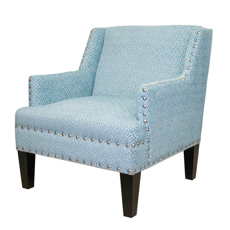 Кресло Fabio Armchair Velour blue Голубой Кресло Fabio Armchair Velour blue Голубой в Кирове | Loft Concept
