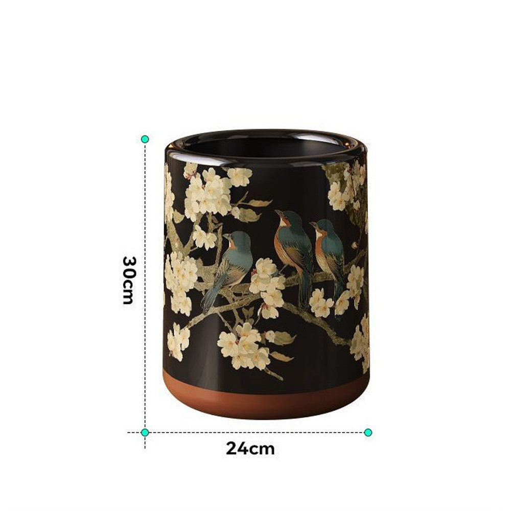 Мусорное ведро в китайском стиле Flower Trash Can Мусорное ведро в китайском стиле Flower Trash Can в Кирове