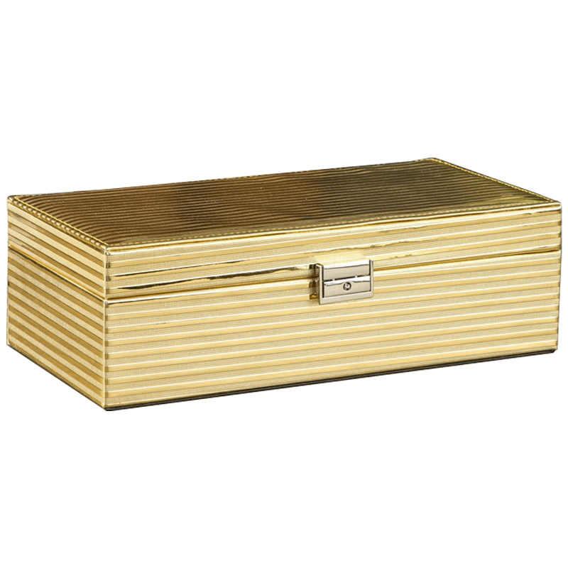 Шкатулка Afira Jewerly Organizer Box Золотой Шкатулка Afira Jewerly Organizer Box Золотой в Кирове | Loft Concept