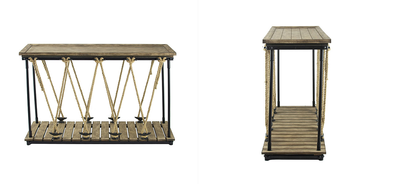 Столик приставной в морском стиле Poseidon - фото №1