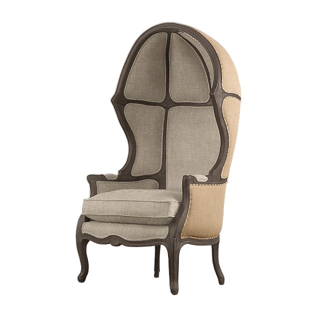 Кресло купол RH Versailles Domed Burlap Backed Chair ivory ( слоновая кость ) Серый Дерево Акация Кресло купол RH Versailles Domed Burlap Backed Chair ivory ( слоновая кость ) Серый Дерево Акация в Кирове | Loft Concept