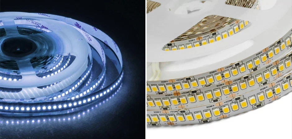 Светодиодная лента 26W/m 240Led/m 2835SMD холодный белый Светодиодная лента 26W/m 240Led/m 2835SMD холодный белый - Loft-Concept в Кирове
