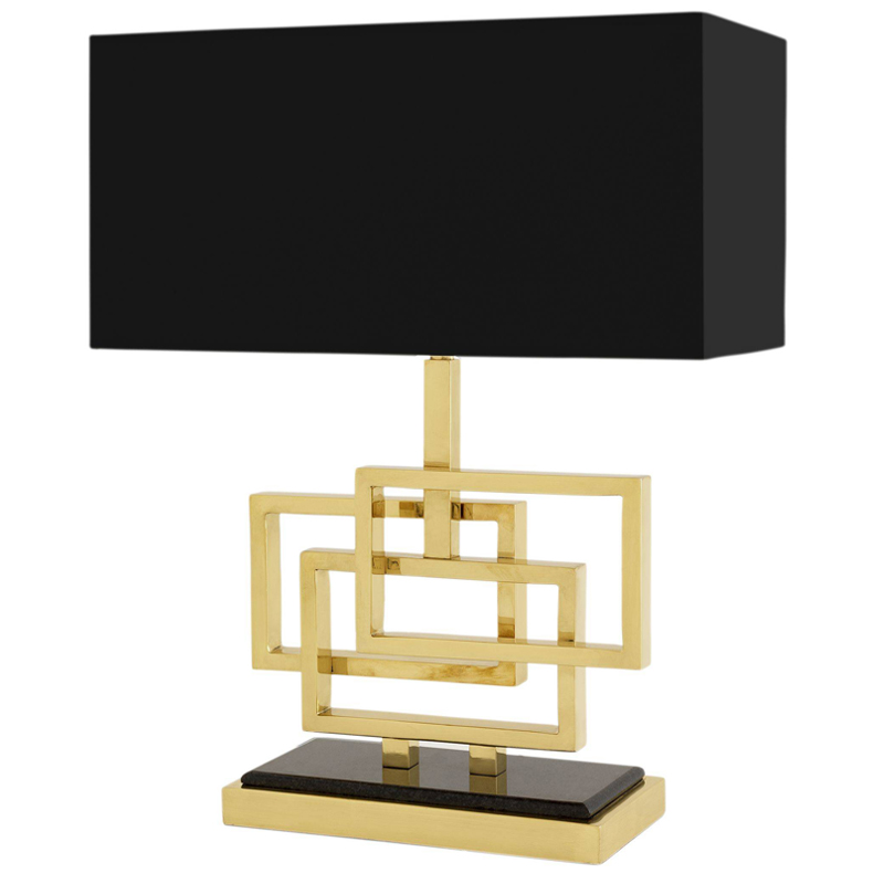 Настольная лампа Eichholtz Table Lamp Windolf Brass Латунь Черный Настольная лампа Eichholtz Table Lamp Windolf Brass Латунь Черный в Кирове | Loft Concept