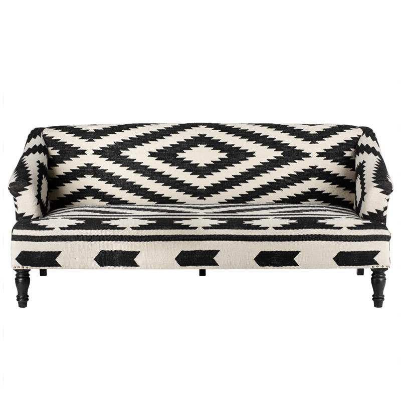Диван Черно-Белый Келим KELIM Sofa Черно-белый Диван Черно-Белый Келим KELIM Sofa Черно-белый в Кирове | Loft Concept