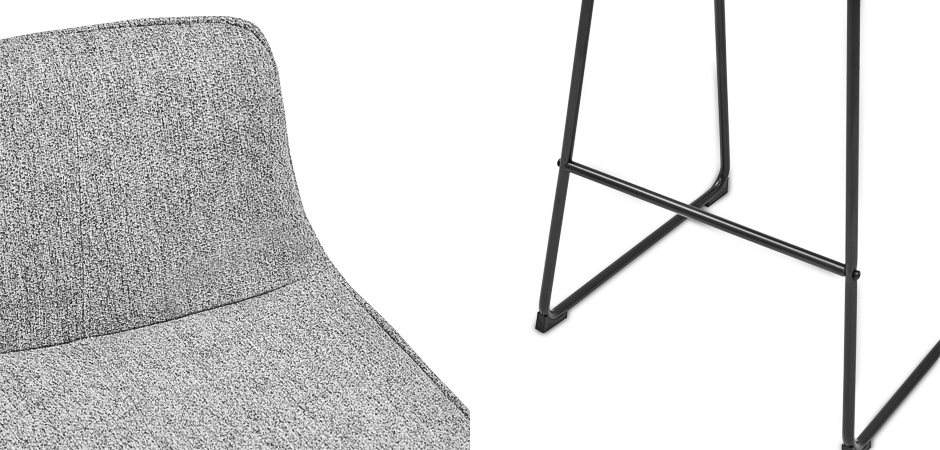 Барный стул Alonzo Bar Stool Gray Барный стул Alonzo Bar Stool Gray - Loft-Concept в Кирове
