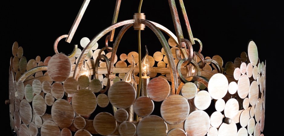 Люстра Round Iron Shod Chandelier Люстра Round Iron Shod Chandelier - Loft-Concept в Кирове
