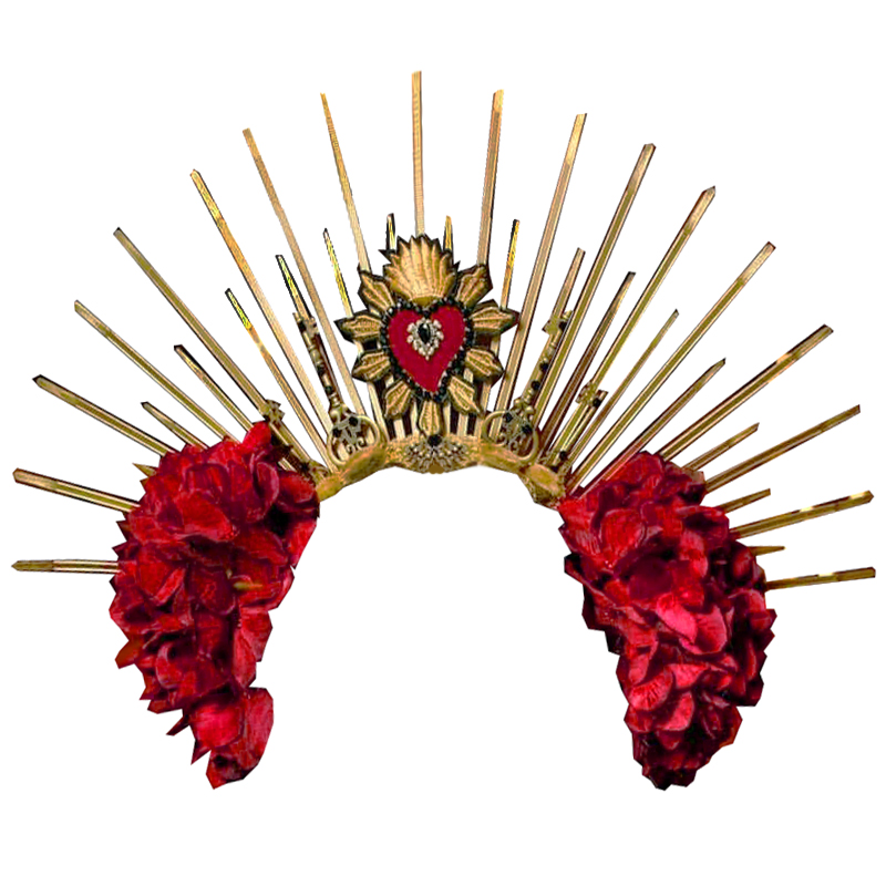 Корона Crown Broken Heart Frida Kahlo Красный Корона Crown Broken Heart Frida Kahlo Красный в Кирове | Loft Concept
