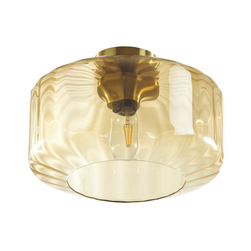 Потолочный светильник Multicolored Glass Bronze Бронза Потолочный светильник Multicolored Glass Bronze Бронза в Кирове | Loft Concept