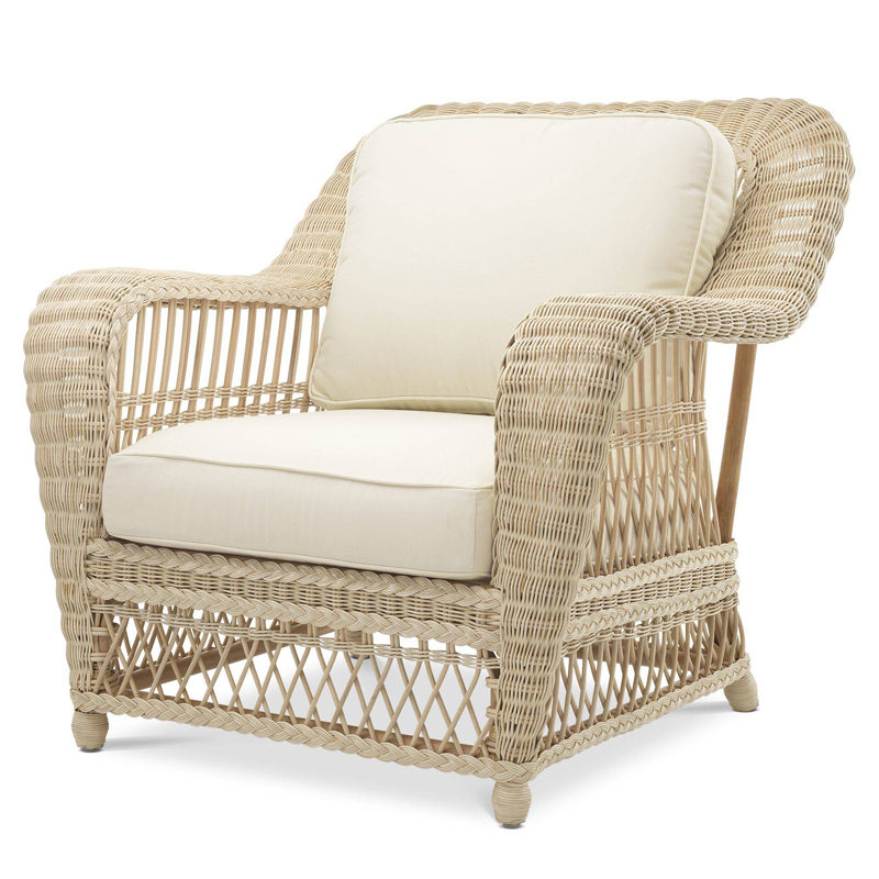 Кресло Eichholtz Chair Barbados Бежевый Кремовый Кресло Eichholtz Chair Barbados Бежевый Кремовый в Кирове | Loft Concept