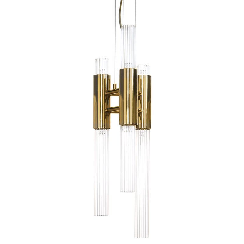 Люстра Luxxu WATERFALL PENDANT Глянцевое золото Прозрачное Стекло Люстра Luxxu WATERFALL PENDANT Глянцевое золото Прозрачное Стекло в Кирове | Loft Concept