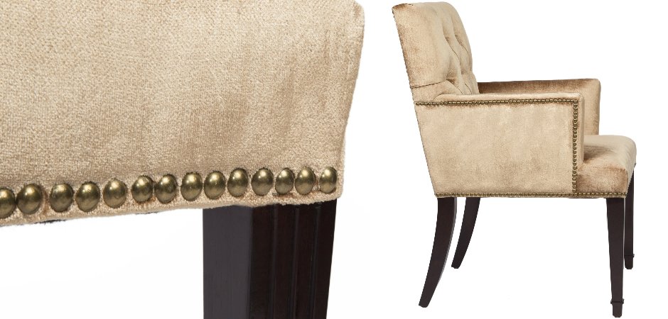 Стул с подлокотниками Parisian Chic Beige Стул с подлокотниками Parisian Chic Beige - Loft-Concept в Кирове