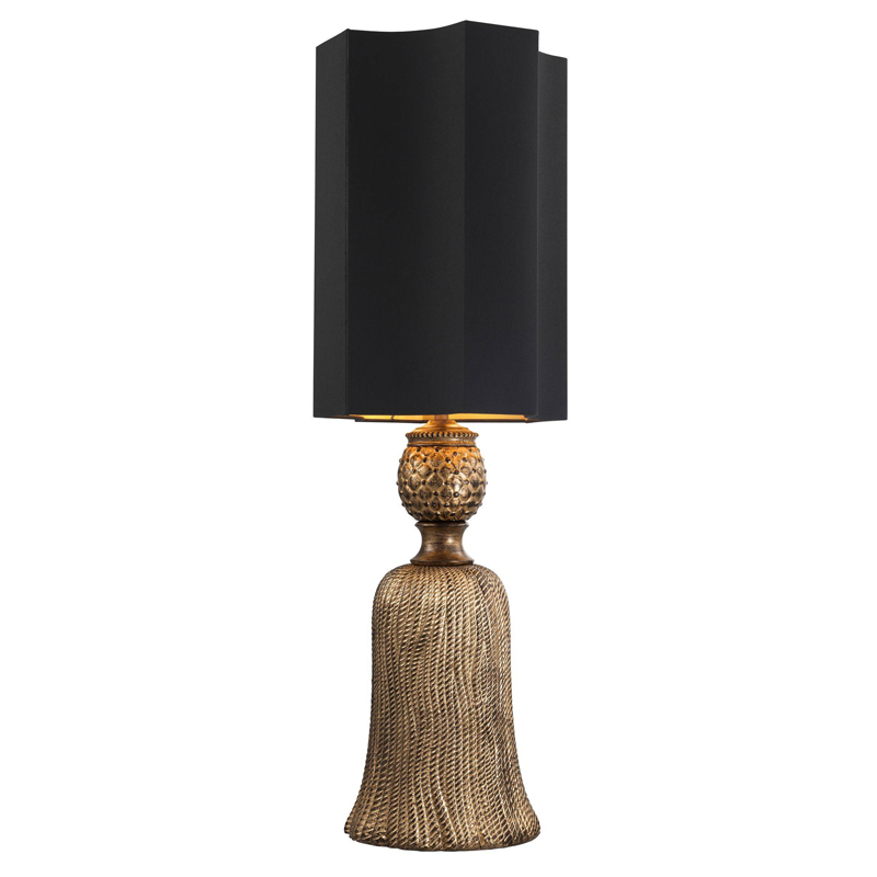 Настольная лампа Eichholtz Table Lamp Fiocchi Винтажное Темное Золото Черный Настольная лампа Eichholtz Table Lamp Fiocchi Винтажное Темное Золото Черный в Кирове | Loft Concept