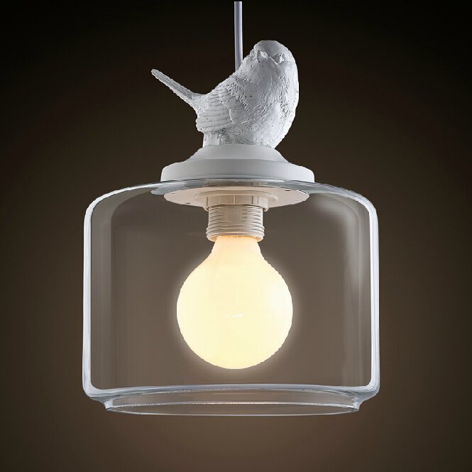 Подвесной светильник Provence Bird Pendant Белый Подвесной светильник Provence Bird Pendant Белый в Кирове | Loft Concept