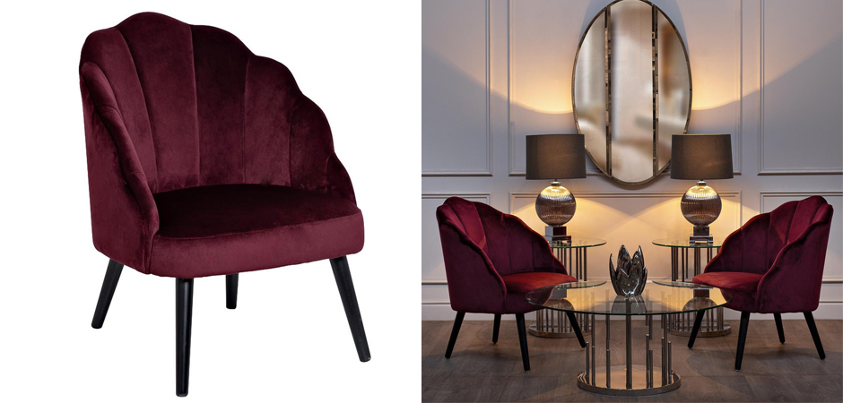 Кресло FolioFlower Armchair burgundy Кресло FolioFlower Armchair burgundy - Loft-Concept в Кирове