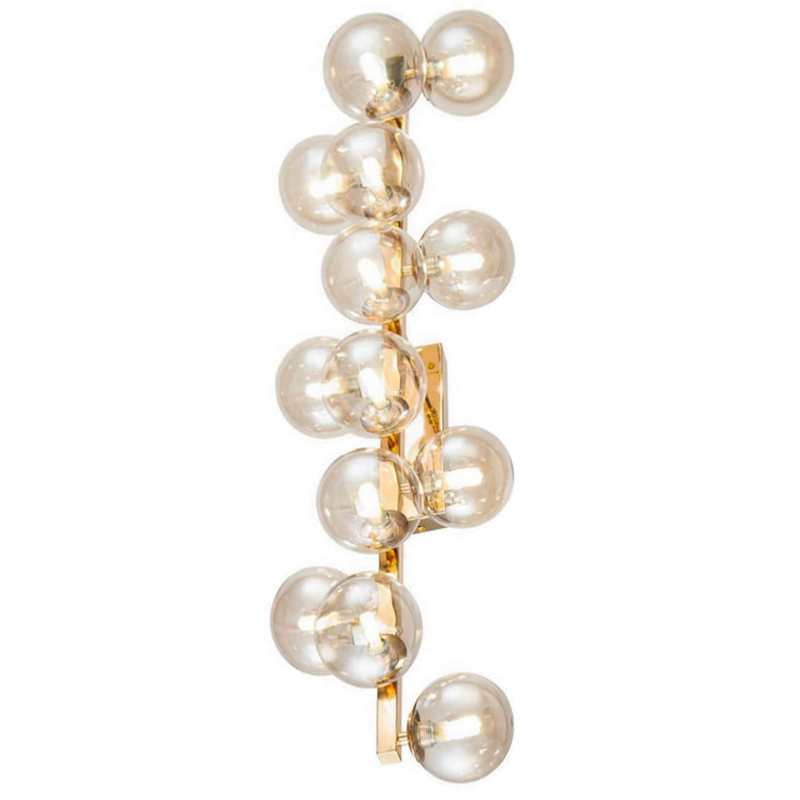 Бра Berries Chandelier Amber 13 Глянцевое золото Янтарь (Amber) Бра Berries Chandelier Amber 13 Глянцевое золото Янтарь (Amber) в Кирове | Loft Concept