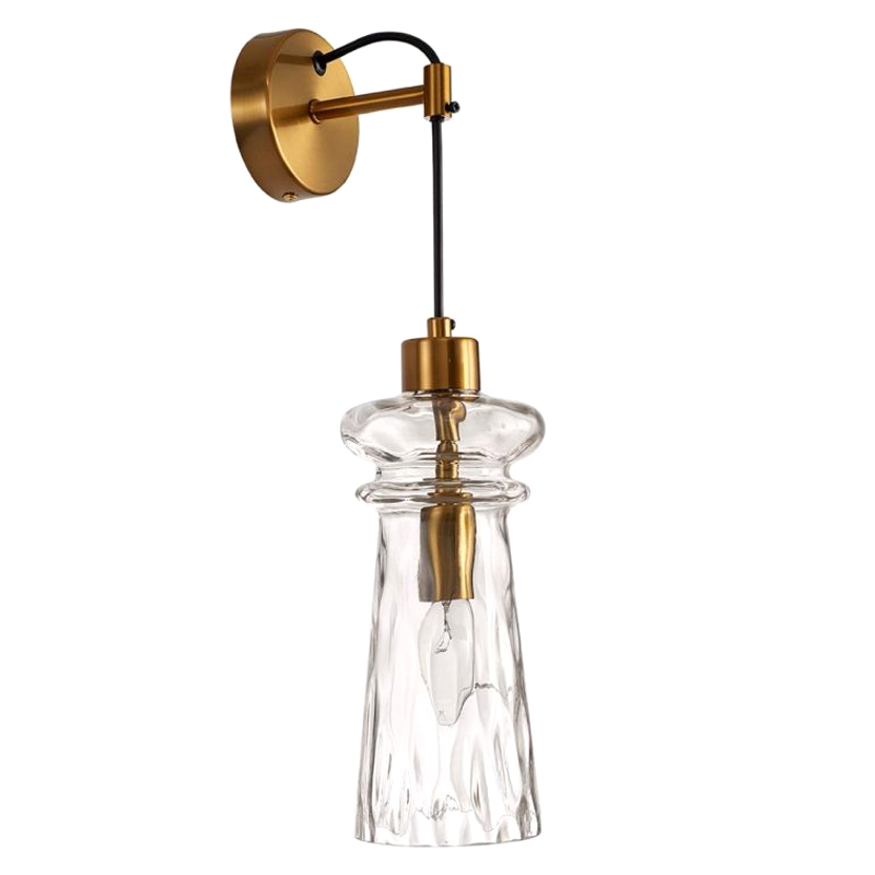 Бра Old Lantern Бронза Прозрачный Бра Old Lantern Бронза Прозрачный в Кирове | Loft Concept