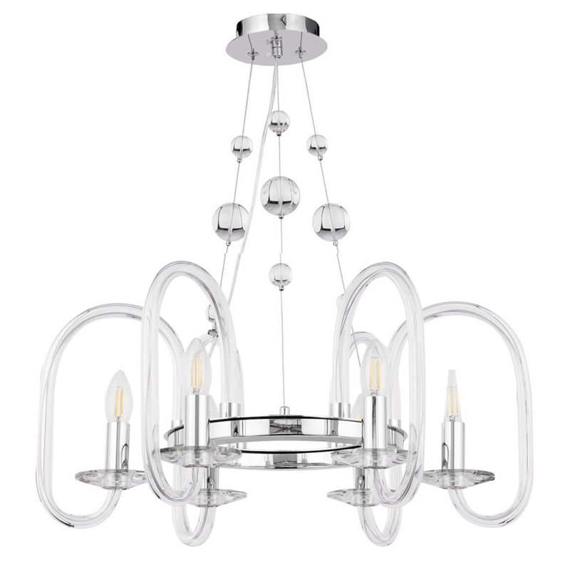 Люстра Destiny Chandelier Хром Люстра Destiny Chandelier Хром в Кирове | Loft Concept