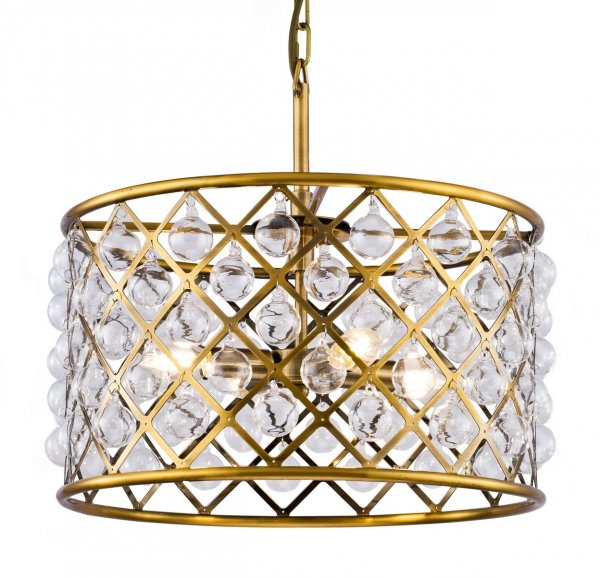 Люстра RH Spencer Hoop Chandelier 45 Brass Латунь Люстра RH Spencer Hoop Chandelier 45 Brass Латунь в Кирове | Loft Concept