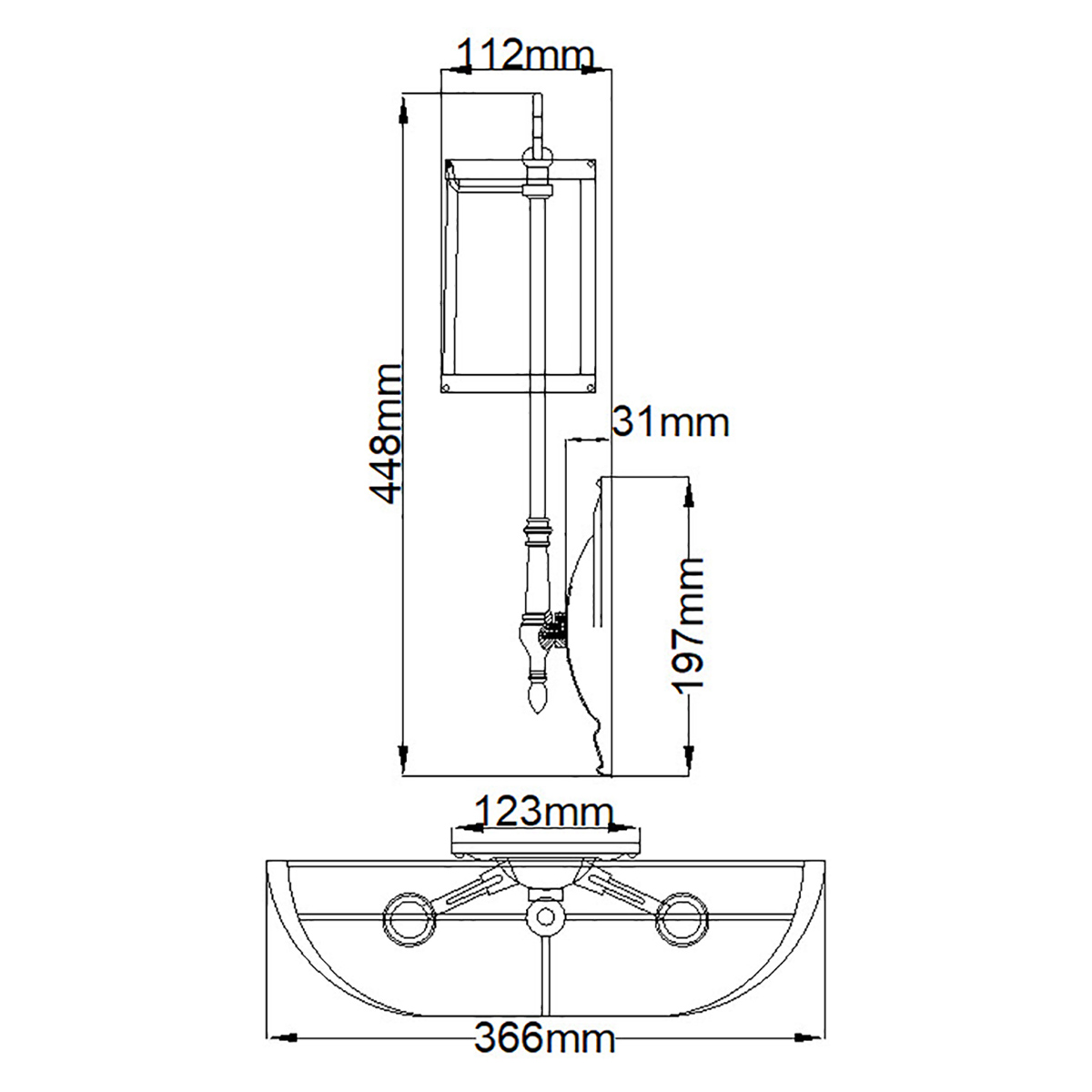 Бра с 2-мя бежевыми абажурами в классическом стиле Hinkley в Кирове