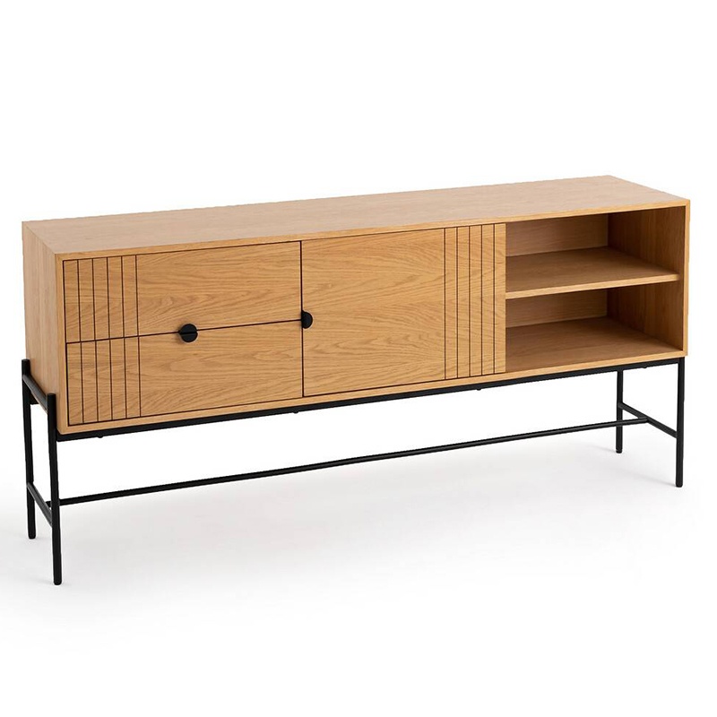 Комод в стиле лофт Domar Chest of Drawers Древесина Черный Комод в стиле лофт Domar Chest of Drawers Древесина Черный в Кирове | Loft Concept