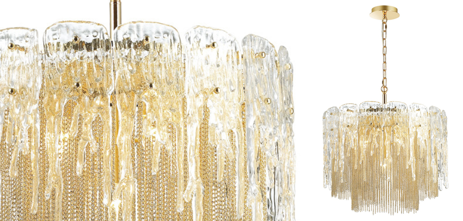 Люстра Ice and Gold Chains - Loft-Concept в Кирове