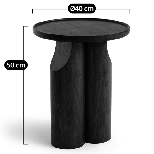 Круглый приставной стол из массива ореха Balu Wooden Side Table Круглый приставной стол из массива ореха Balu Wooden Side Table в Кирове