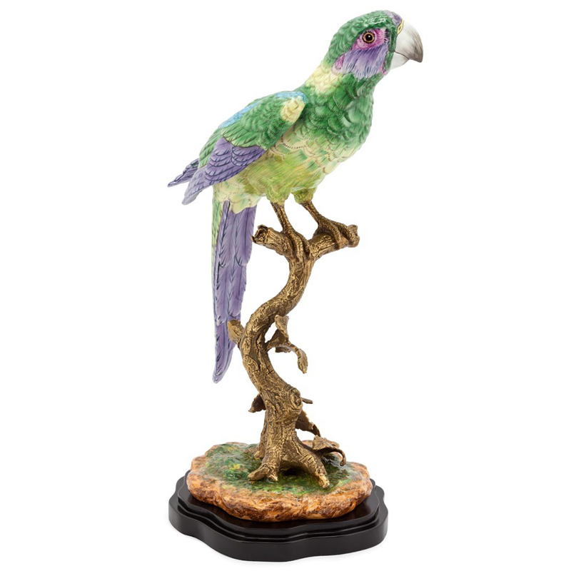 Статуэтка PARROT ATLANTIDE Мульти Бронза Черный Статуэтка PARROT ATLANTIDE Мульти Бронза Черный в Кирове | Loft Concept