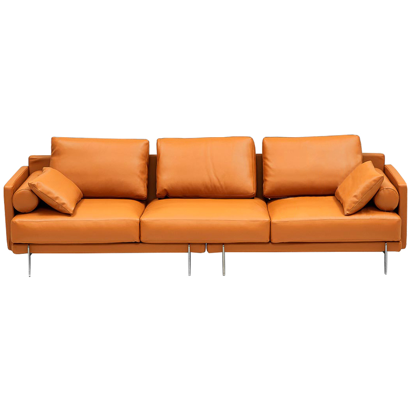 Диван Mosley Orange Sofa Оранжевый Оранжевый Диван Mosley Orange Sofa Оранжевый Оранжевый в Кирове | Loft Concept