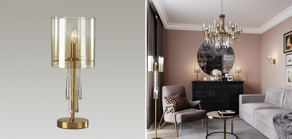 Настольная Лампа Glass World Bronze Настольная Лампа Glass World Bronze - Loft-Concept в Кирове